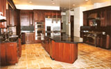 Cherry with Raised Panels Kitchen Design